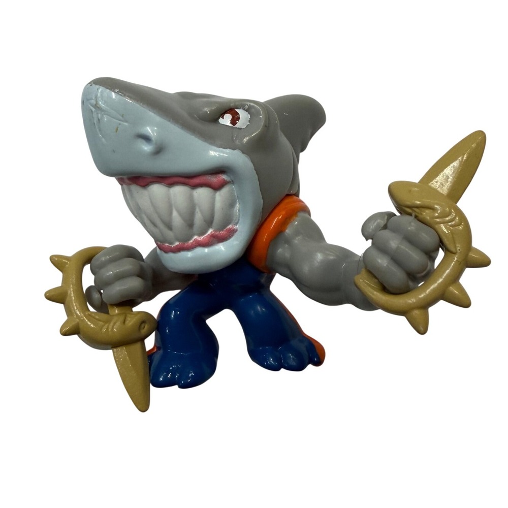Vintage Mattel Street Sharks Jab Action Figure